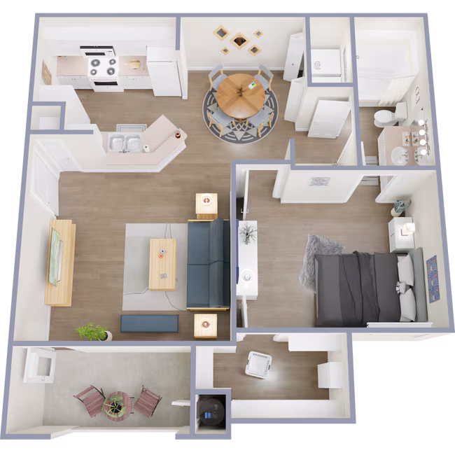 Unit 432 1533 floor plan